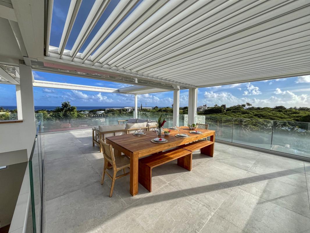 31. Location villa piscine roof top vue mer Saint François Guadeloupe-Roof Top